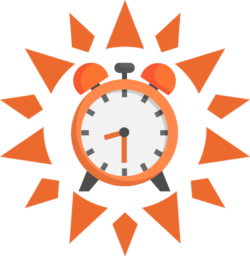 Alarm ur Alarkclock and sun